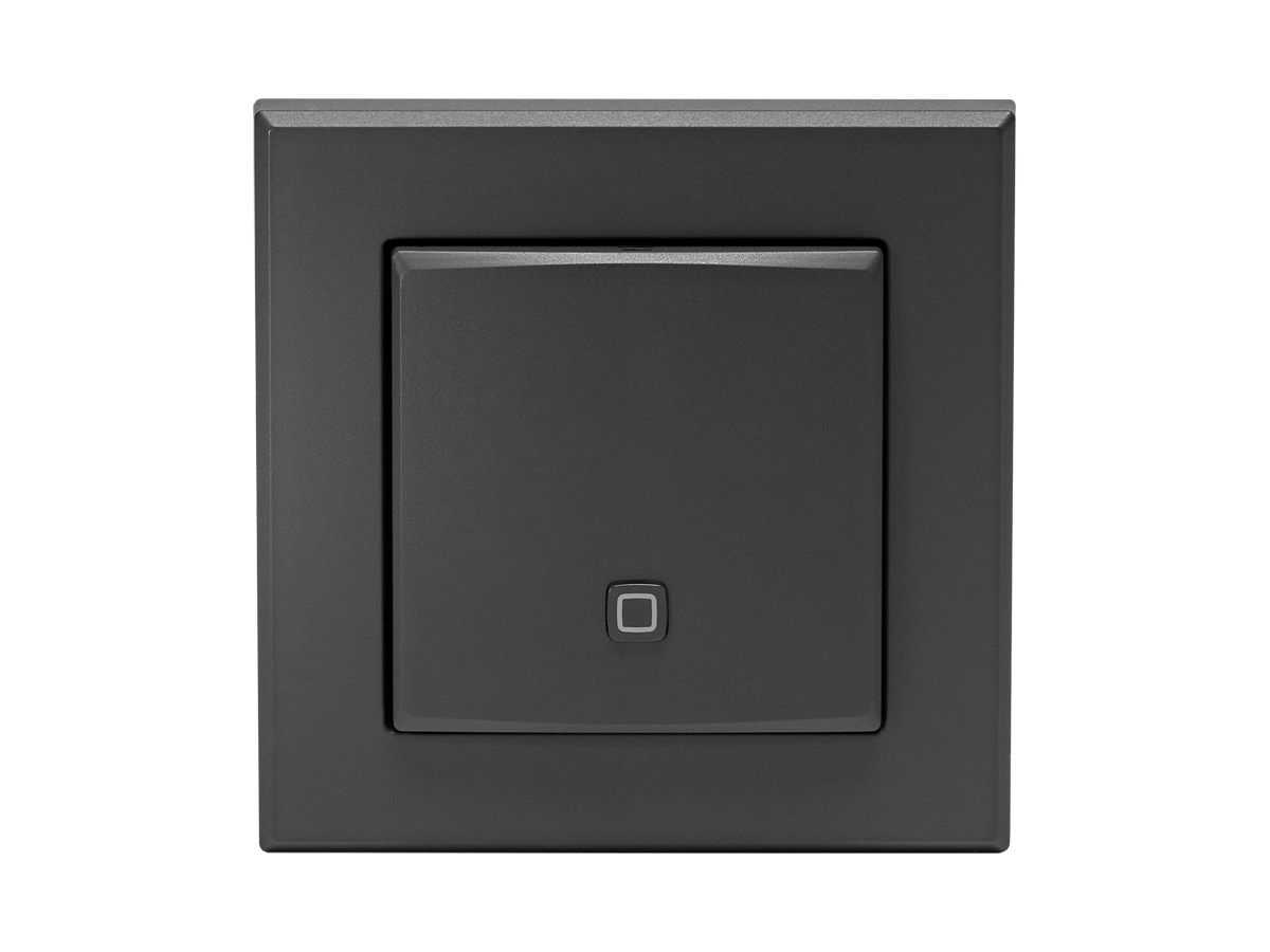 Homematic IP Wired Temperatur und Luftfeuchtigkeitssensor - innen, anthrazit HmIPW-STH-A - offizielles Produktfoto