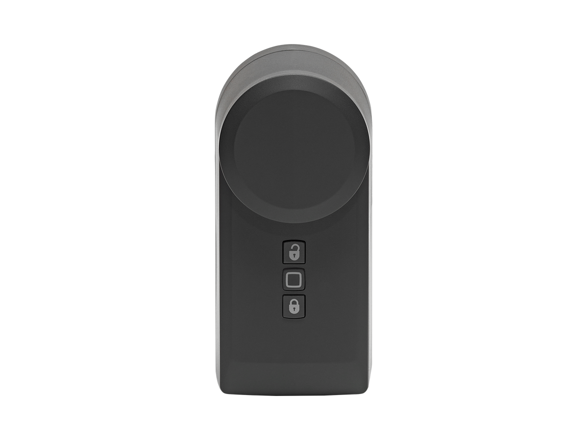 Homematic IP Türschlossantrieb, anthrazit HmIP-DLD-A - offizielles Produktfoto