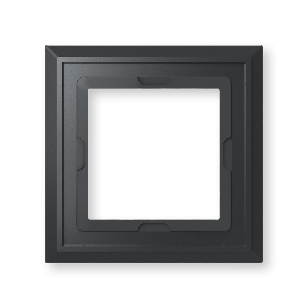 Homematic IP Glasrahmen - 1-fach, schwarz HmIP-GF1-A - offizielles Produktfoto