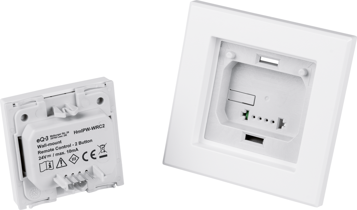 Homematic IP Wired Wandtaster – 2-fach HmIPW-WRC2