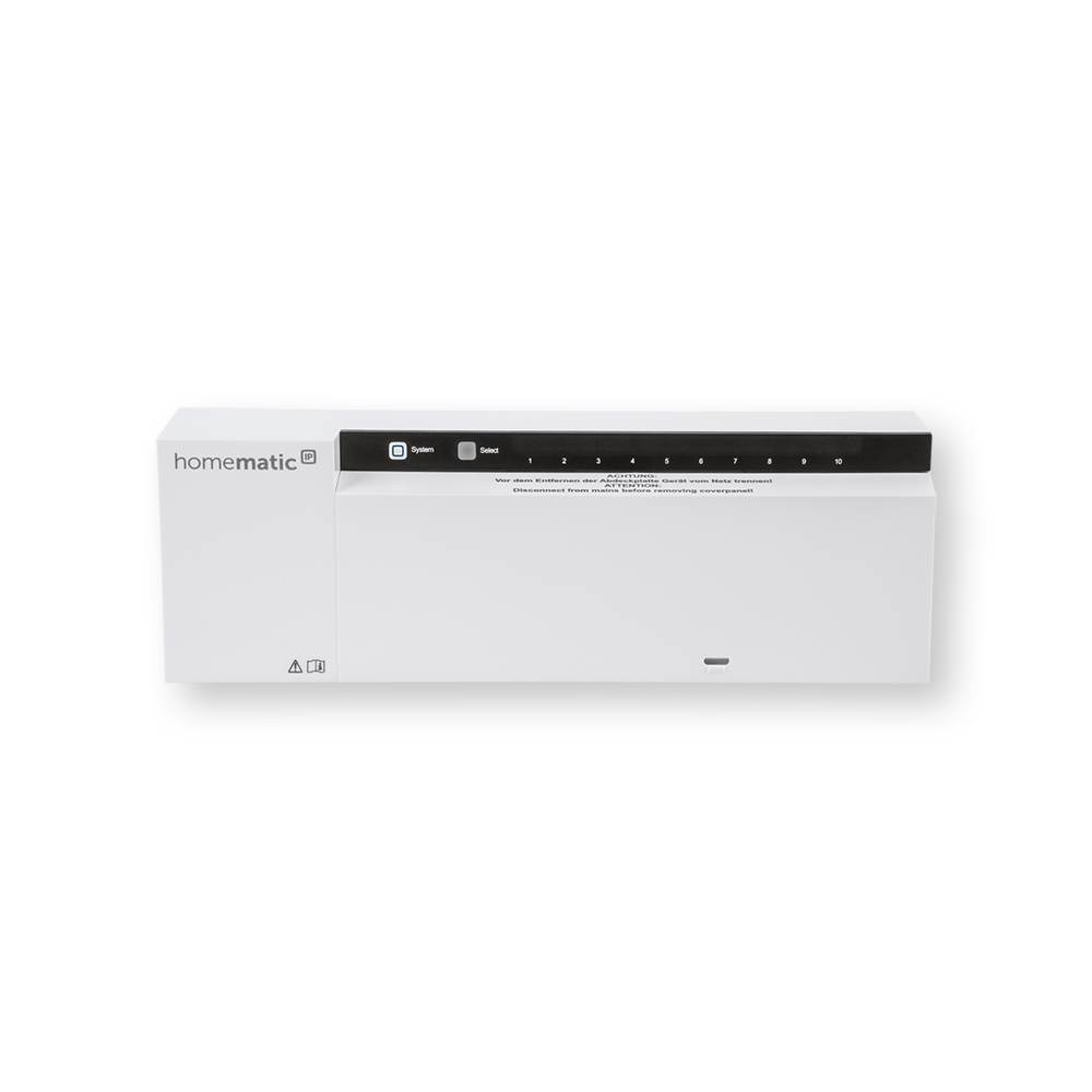 Homematic IP Wired Fußbodenheizungscontroller - 10 Kanäle, 230 V HmIPW-FAL230-C10 - offizielles Produktfoto