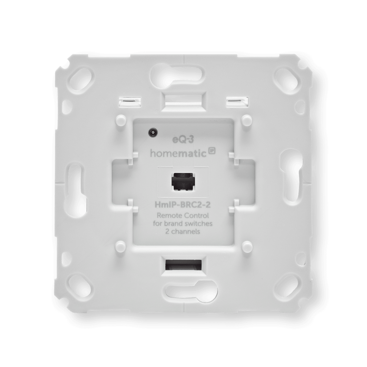 Homematic IP Wandtaster für Markenschalter - 2-fach HmIP-BRC2-2 - offizielles Produktfoto