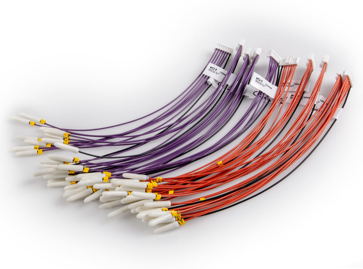 Ersatzleitungen HmIPW-FIO6, HmIP-FCI6 10 Stück (5x blau, 5x orange)