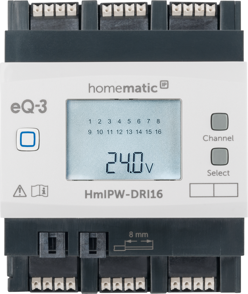Homematic IP Wired Eingangsmodul – 16-fach HmIPW-DRI16